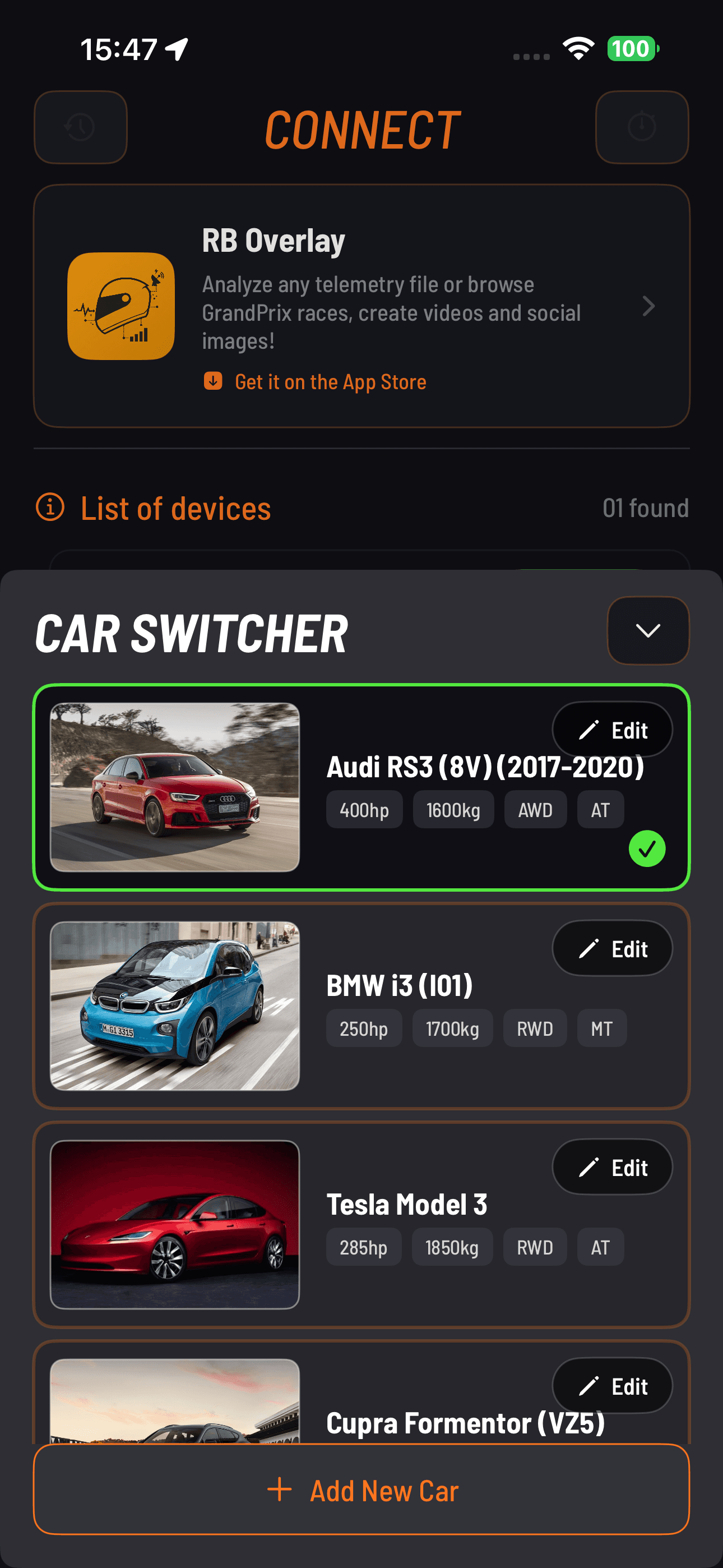 Smart Garage with multiple vehicles